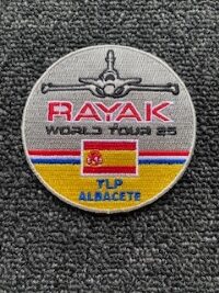 Patch rond "RAYAK TLP 25 ALBACETE" Couleur (Brodé)