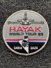 Patch rond "RAYAK ZARA 2025" Couleur (Brodé)